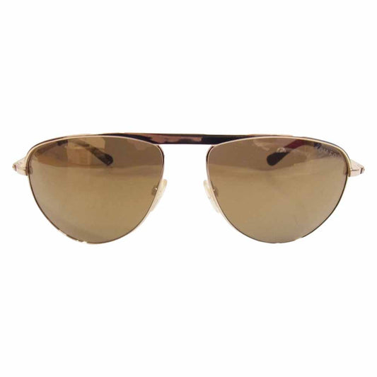 TOM FORD トムフォード TF108 ティアドロップ サングラス ブラウン系 57□15 130【美品】【中古】