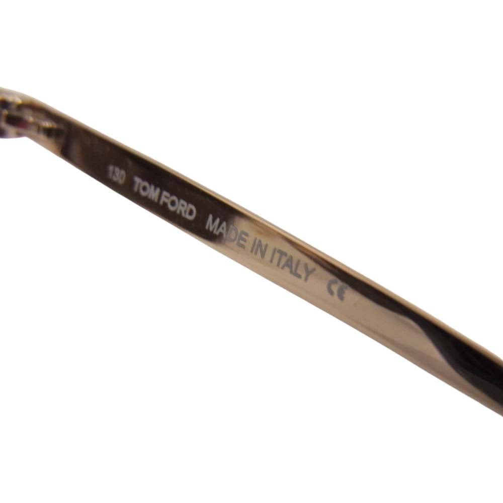 TOM FORD トムフォード TF108 ティアドロップ サングラス ブラウン系 57□15 130【美品】【中古】