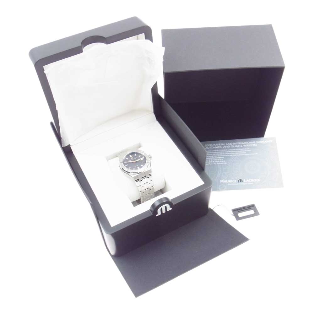 MAURICE LACROIX モーリスラクロア AI6007-SS002-430-1 アイコン オートマティック 39mm 腕時計 シルバー系【極上美品】【中古】
