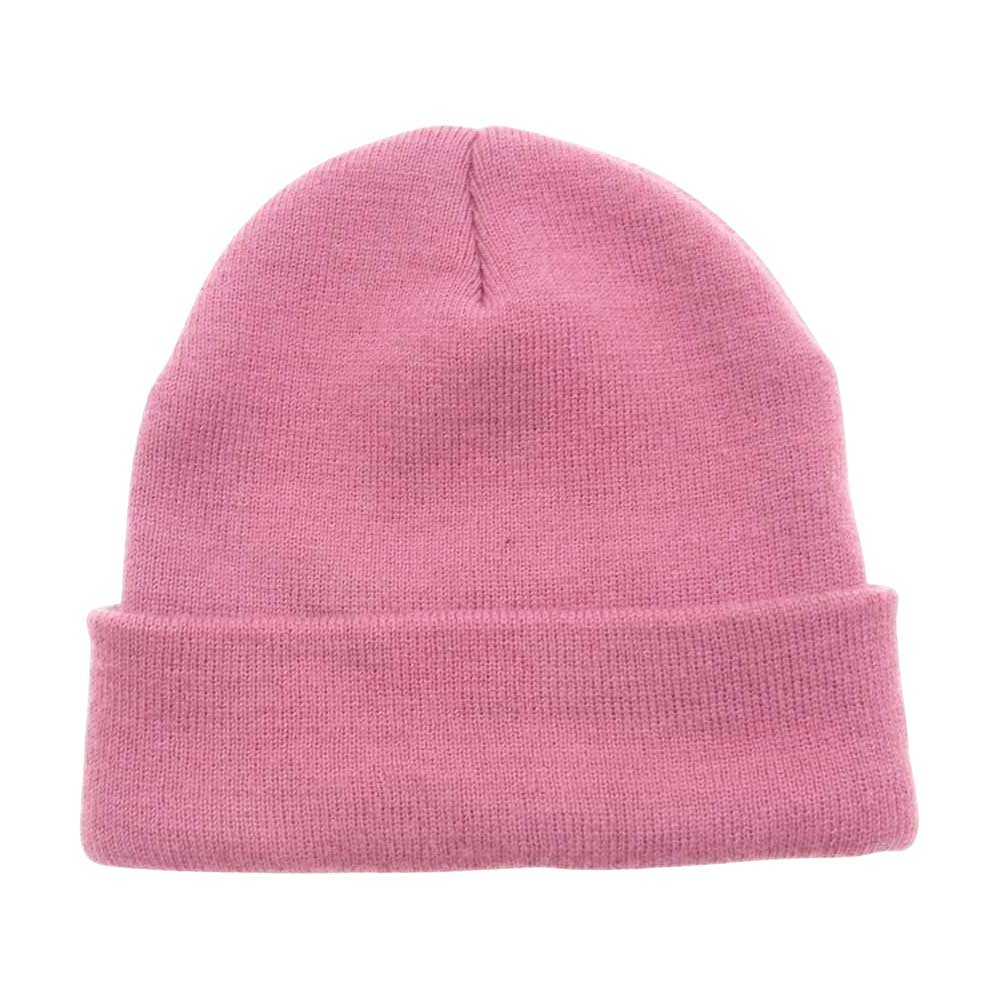 Supreme シュプリーム 18AW 1-800 Beanie ビーニー ニットキャップ ピンク系【中古】