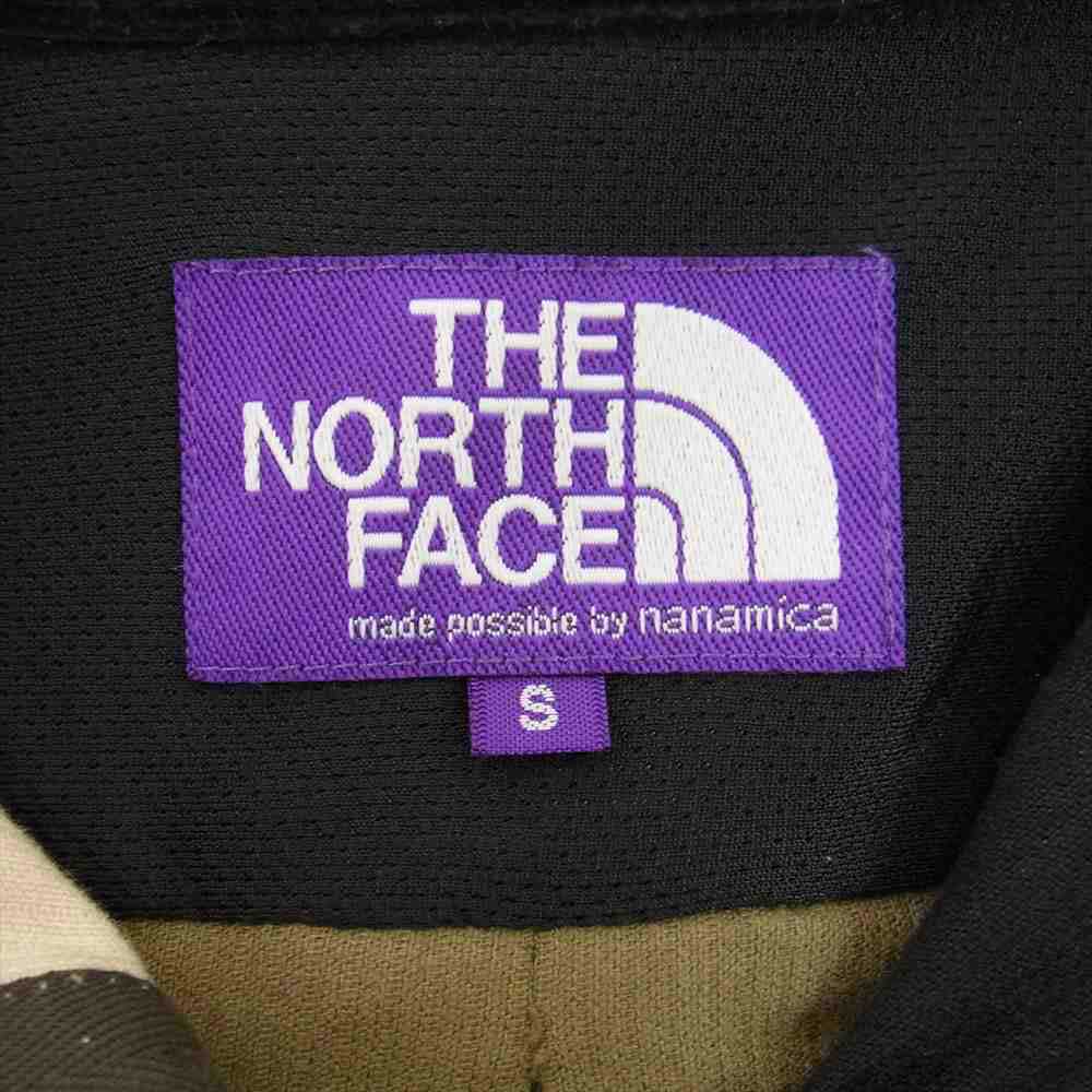THE NORTH FACE ノースフェイス NT3075N PURPLE LABEL パープル レーベル Organic Cotton Corduroy Panel Big Shirt オーガニック コットン コーデュロイ ビッグ シャツ マルチカラー系 S【中古】
