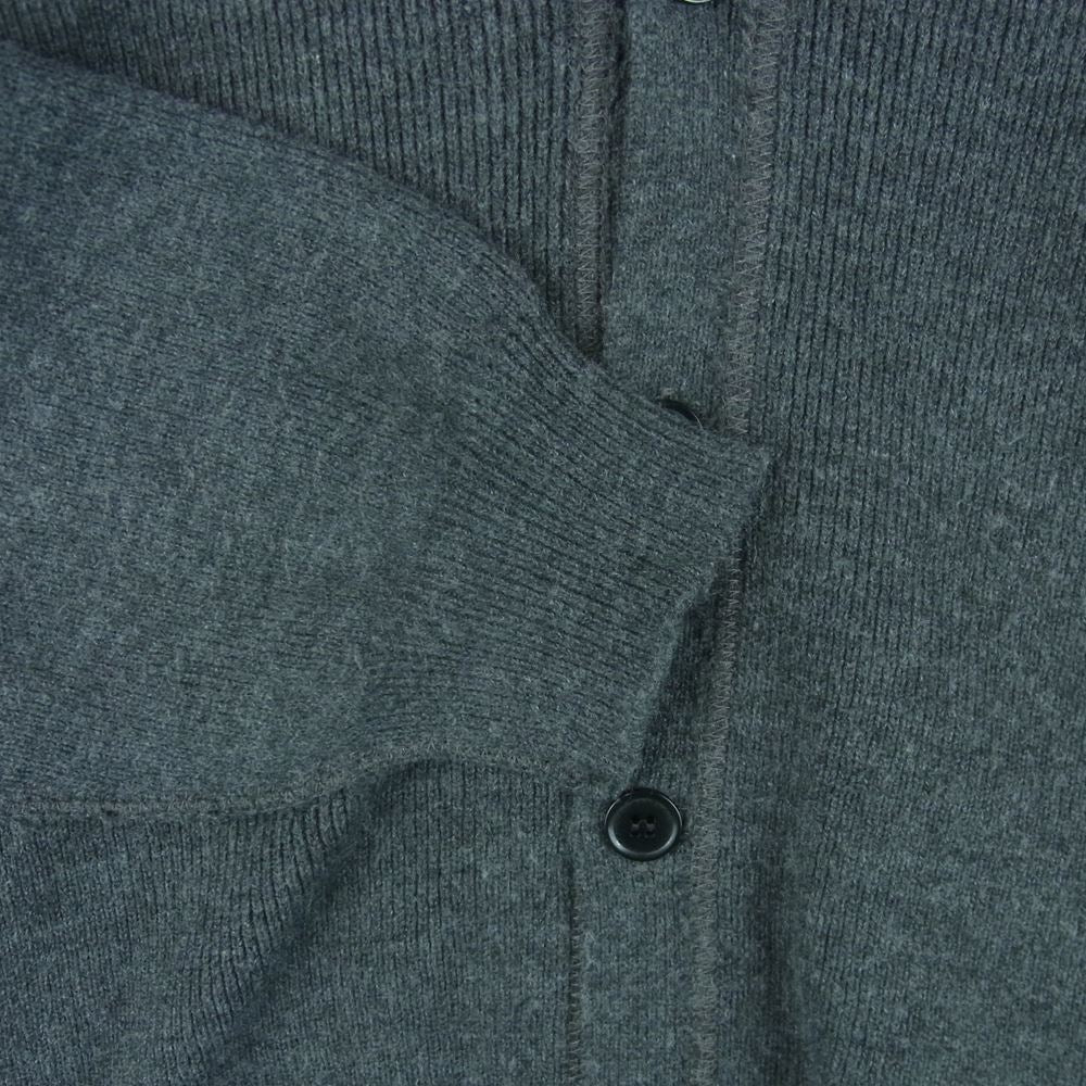 COMME des GARCONS HOMME DEUX コムデギャルソンオムドゥ AD2020 DF-N505 Lochaven Of Scotland ロックエーベンオブスコットランド クラシック Vネック アクリル カーディガン グレー系 L【中古】