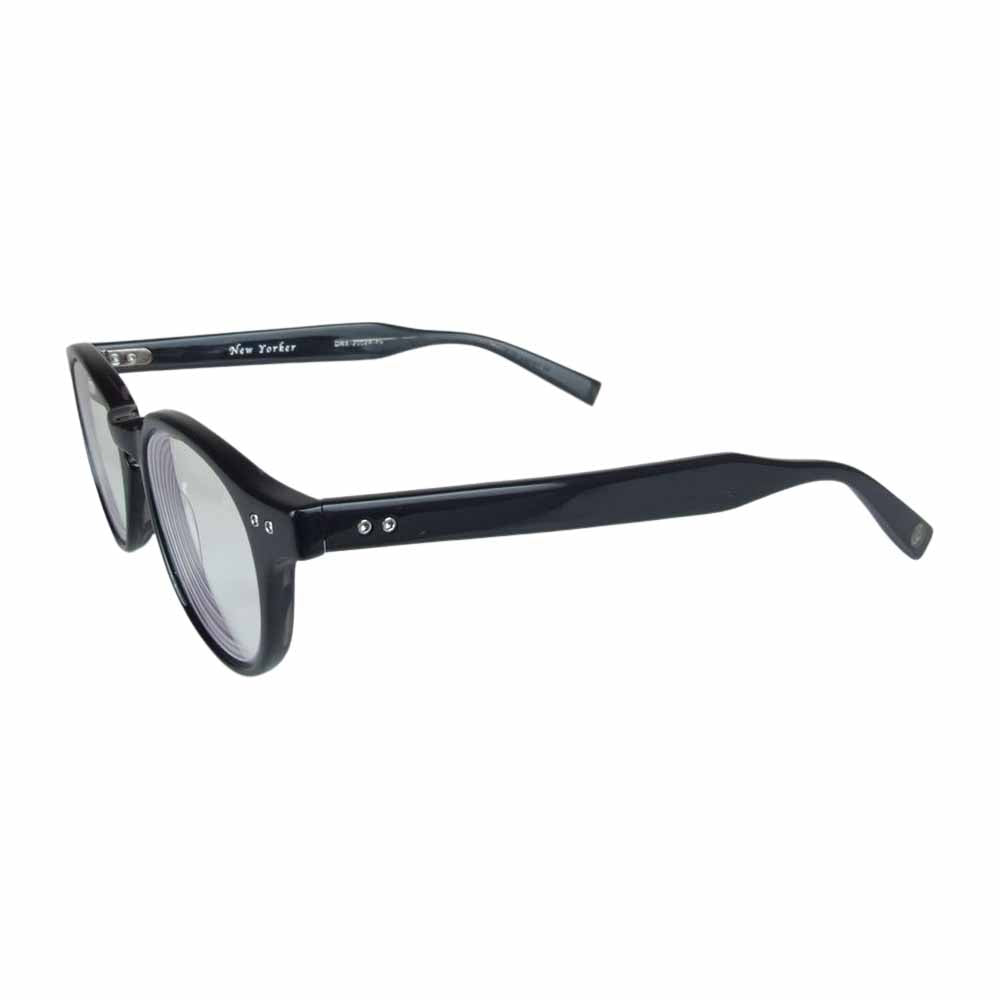 DITA ディータ DRX-2002A-49 NEW YORKER ニューヨーカー 度入り クリアレンズ アイウェア 眼鏡 サングラス ブラック系 49□20.5-145【中古】