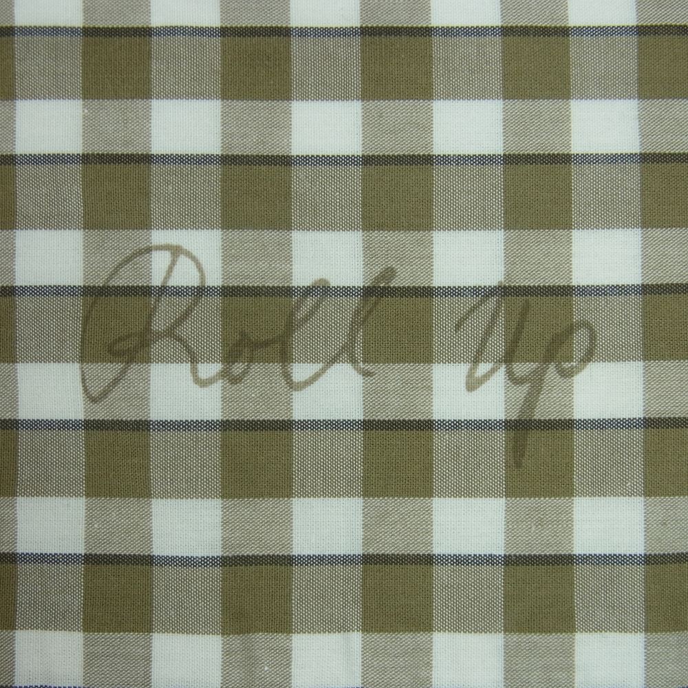 PORTER CLASSIC ポータークラシック ROLL UP GINGHAM CHECK SHIRT ロールアップ ギンガムチェック 長袖 シャツ ベージュ系 ホワイト系 L【中古】