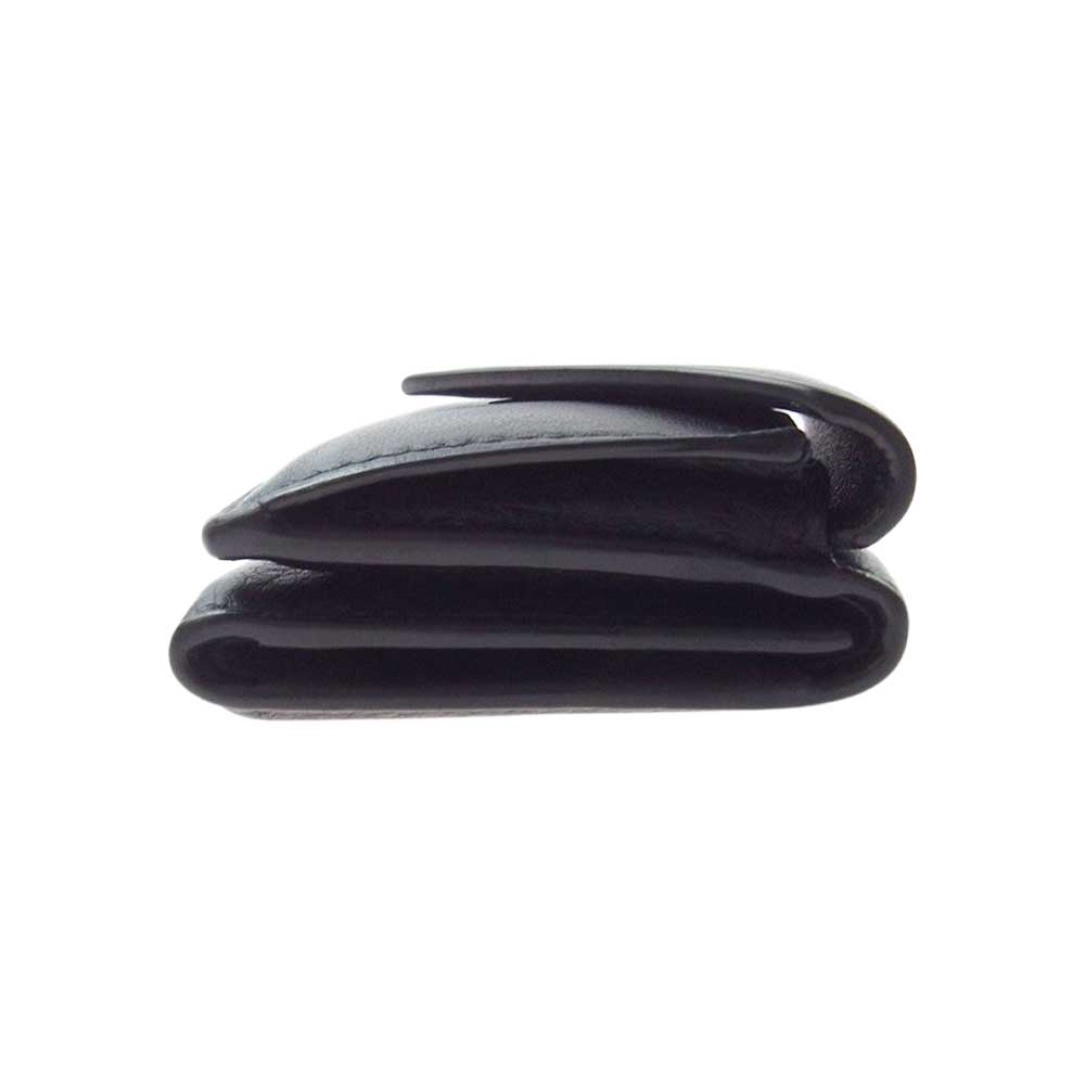 BALENCIAGA バレンシアガ 504564 ロゴ ペーパー ミニ ウォレット 三つ折り財布 ブラック系【中古】