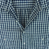 PORTER CLASSIC ポータークラシック ROLL UP GINGHAM CHECK SHIRT ロールアップ ギンガムチェック 長袖 シャツ ネイビー系 ホワイト系 L【中古】