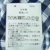 PORTER CLASSIC ポータークラシック ROLL UP GINGHAM CHECK SHIRT ロールアップ ギンガムチェック 長袖 シャツ ネイビー系 ホワイト系 L【中古】