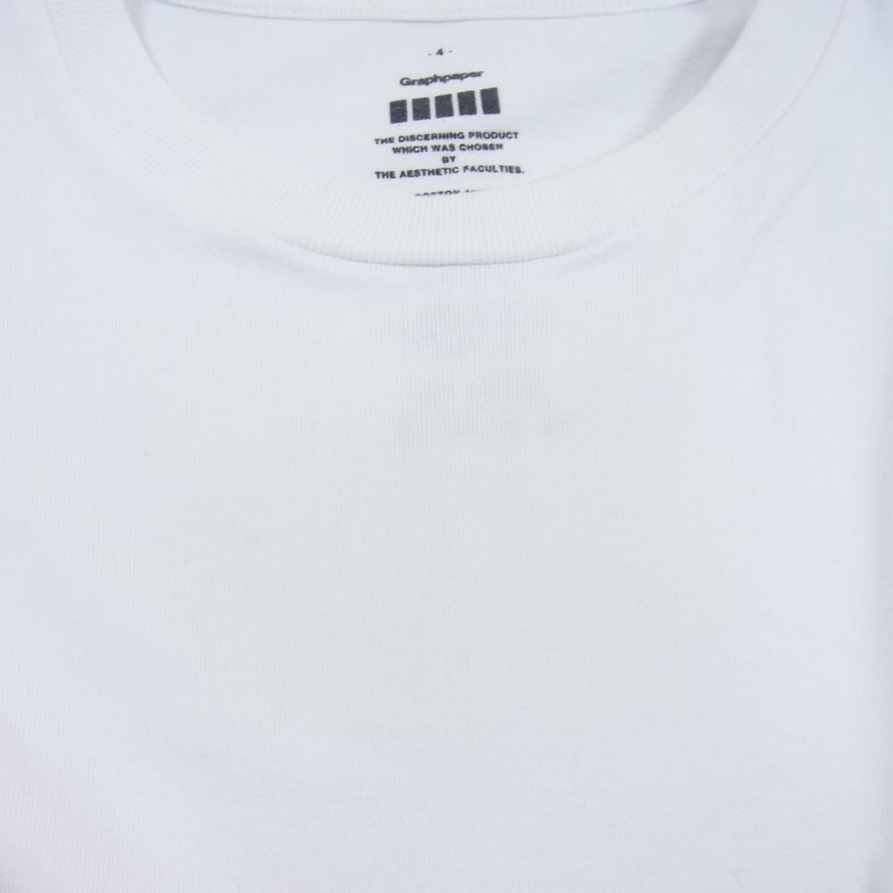 GRAPHPAPER グラフペーパー グラフペーパー Tシャツ ホワイト系 4【中古】