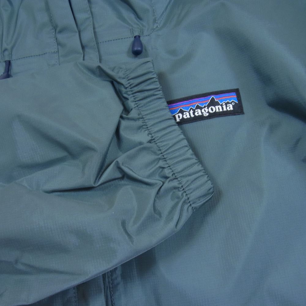 patagonia パタゴニア 17SS 83932 Torrentshell Pullover トレントシェル プルオーバー ジャケット チャコール系 ブルー系 XS【中古】