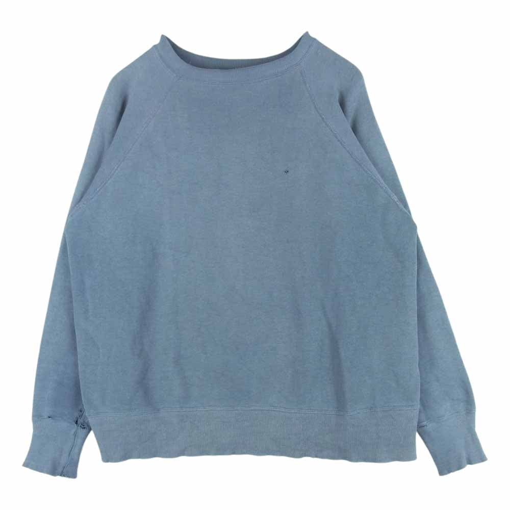 ヴィンテージ ビンテージ 70S 丸胴 長リブ スウェット トレーナー グレー系 サイズ表記なし【中古】