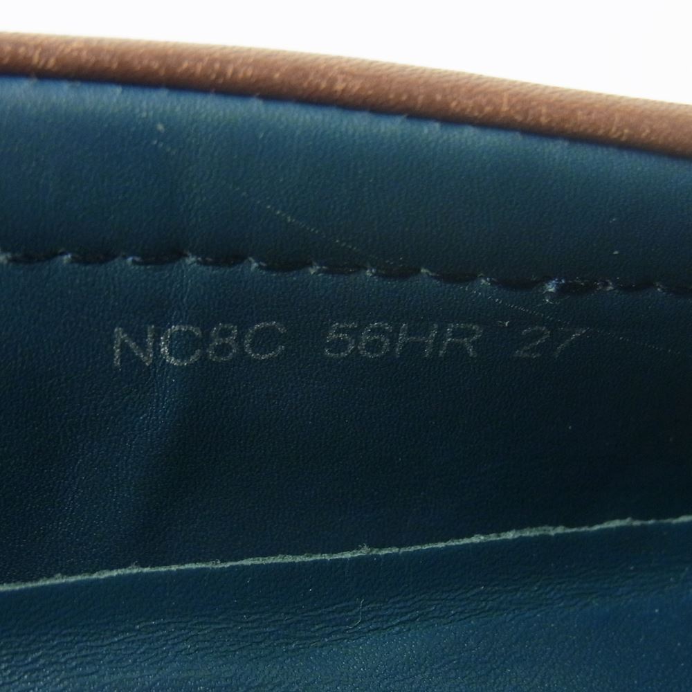 REGAL リーガル NC8C 56HR レザー スリッポン ドライビング シューズ カンボジア製 ブラウン系 27cm【中古】