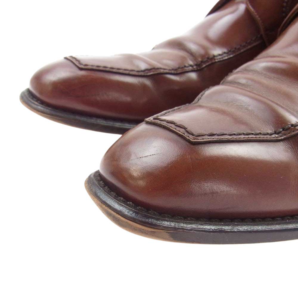 REGAL リーガル S4C9716 124R スクエアトゥ レザー ビジネスシューズ ブラウン ブラウン系【中古】