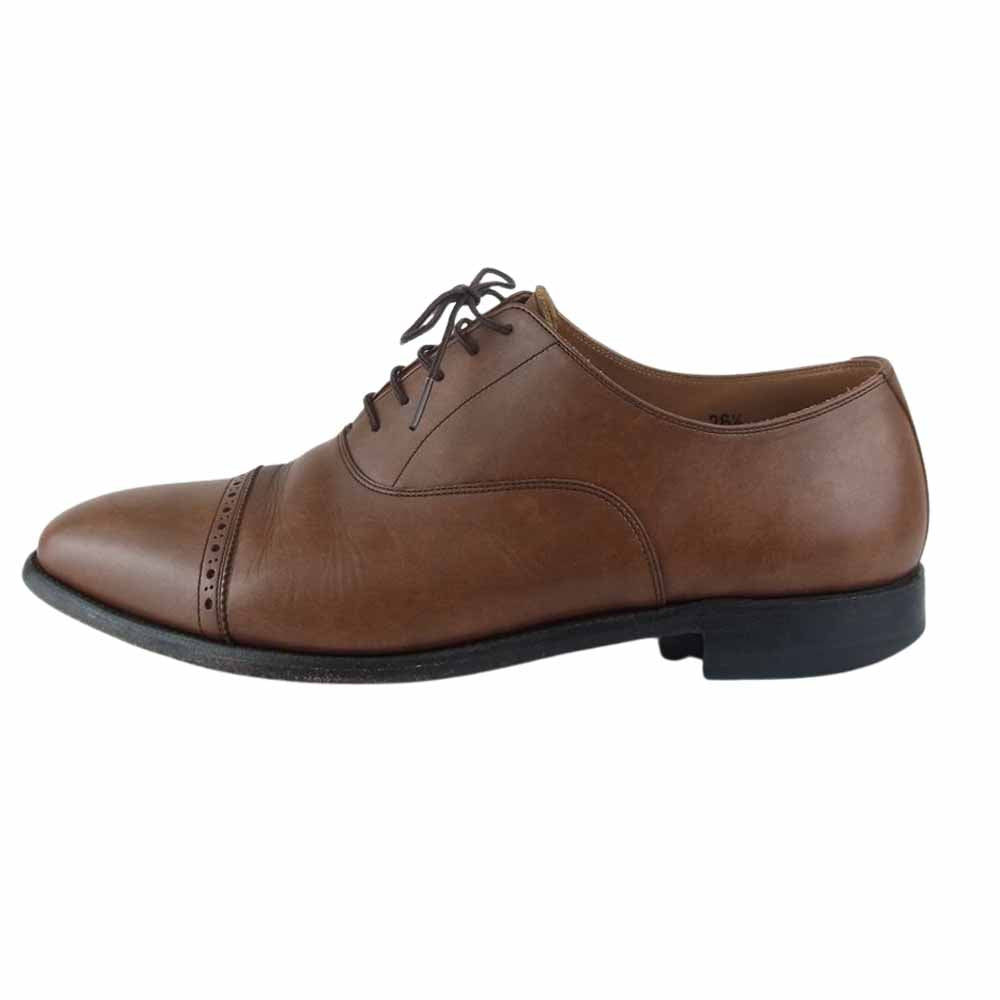 SCOTCH GRAIN スコッチグレイン 3536 HIROKAWA ASSURANCE アシュランス パンチドキャップトゥ レザー シューズ ブラウン ブラウン系 26.5cm【中古】