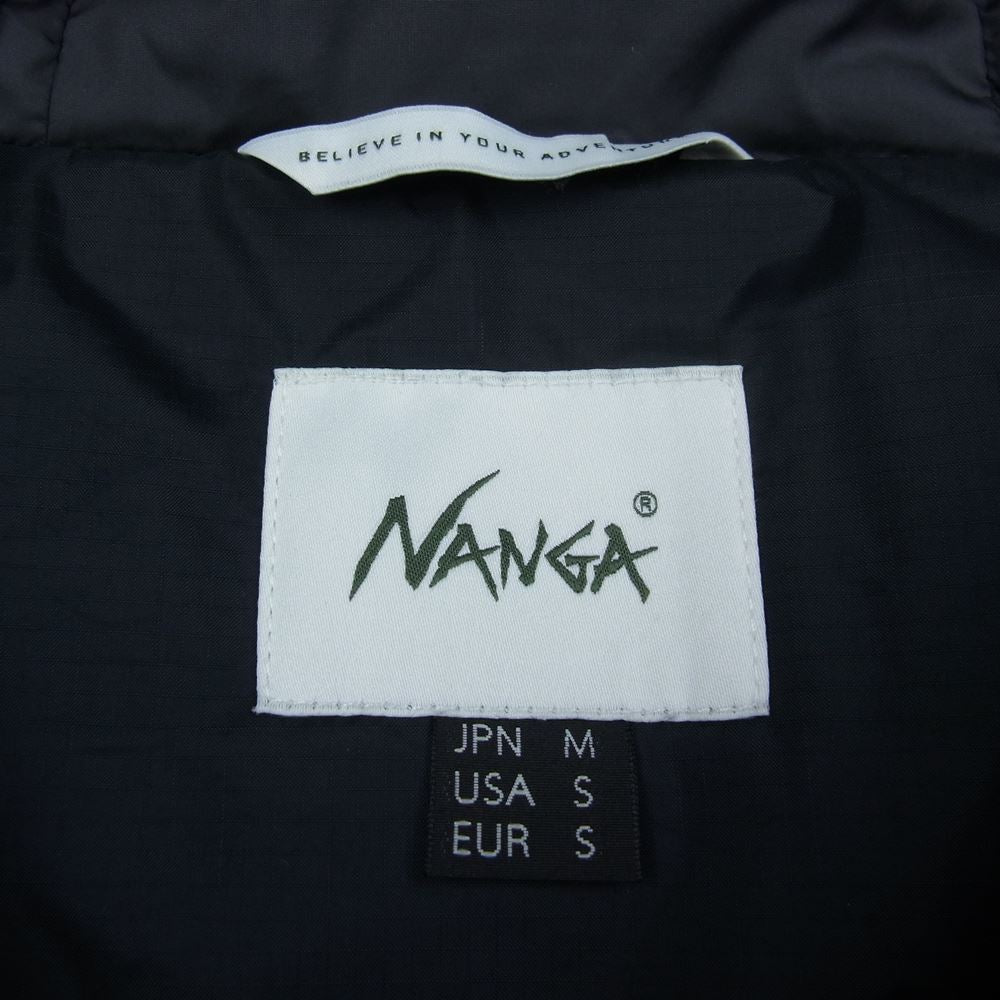 NANGA ナンガ AURORA DOWN JACKET オーロラ ダウン ジャケット ブラック系 M【美品】【中古】