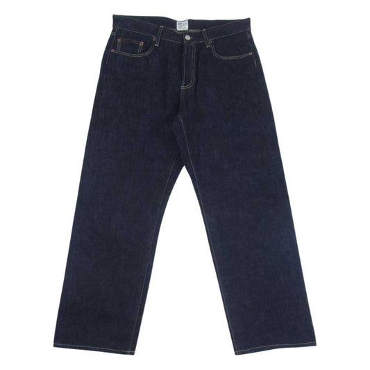 schott ショット 3126053 ボタンフライ セルビッチ デニム パンツ インディゴブルー系 32【中古】