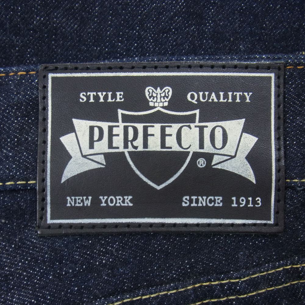 schott ショット 3126053 ボタンフライ セルビッチ デニム パンツ インディゴブルー系 32【中古】