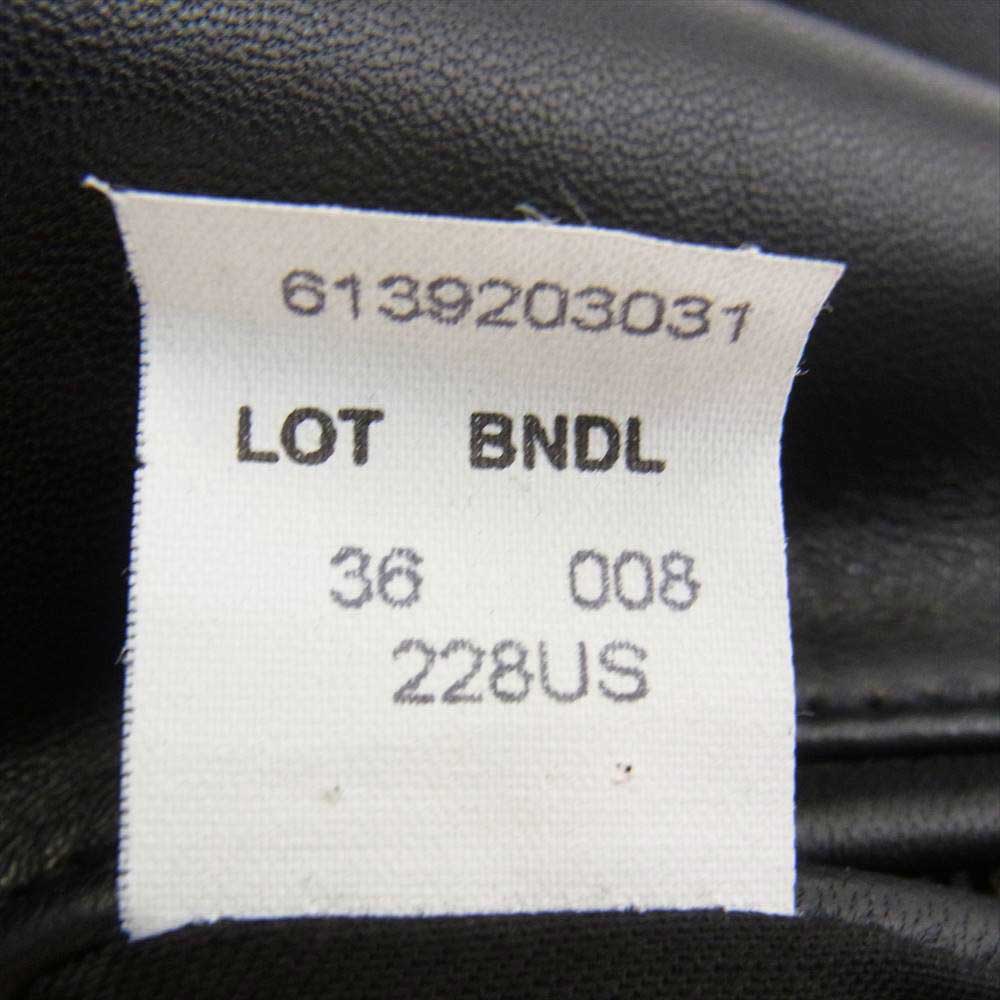 schott ショット 228US USA製 LAMB SKIN DOUBLE RIDERS ラムレザー ダブル ライダース ジャケット ブラック系 36【美品】【中古】