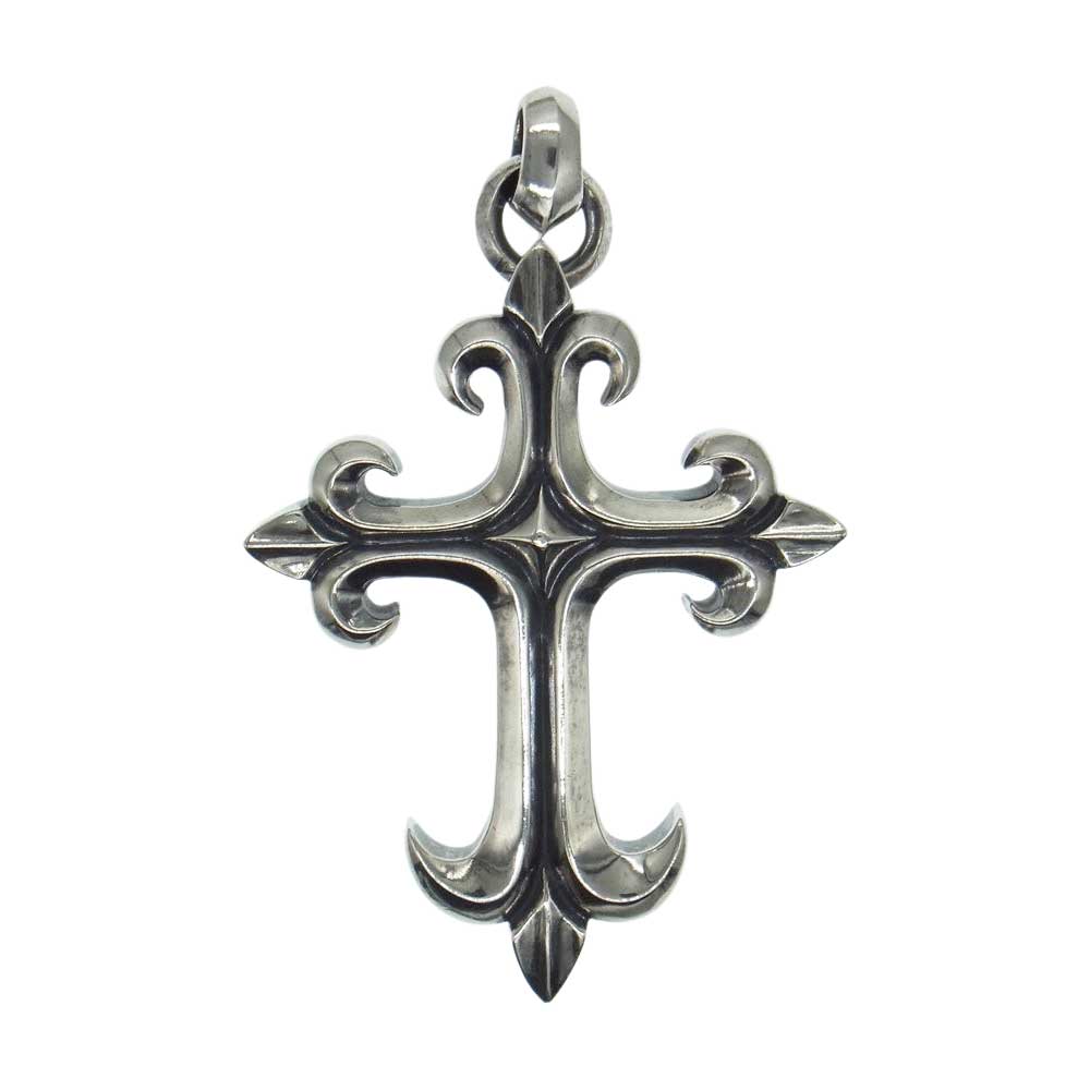 REID MFG リード エムエフジー RPT017 LARGE GOTHIC CROSS ラージ ゴシック クロス ペンダント シルバー系【中古】