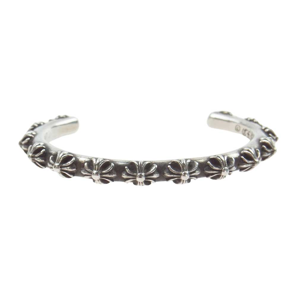 CHROME HEARTS クロムハーツ（原本無） BANGLE CROSS クロスバンド バングル シルバー系【中古】