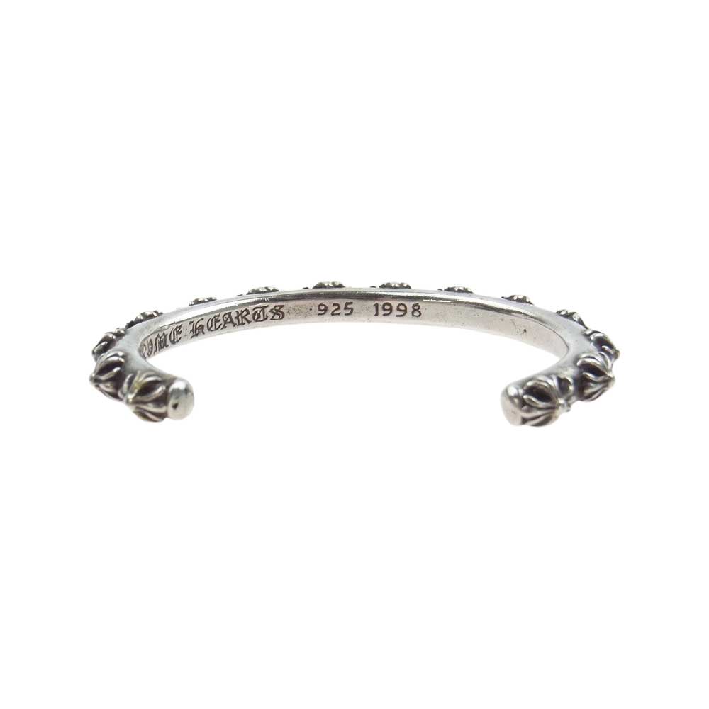 CHROME HEARTS クロムハーツ（原本無） BANGLE CROSS クロスバンド バングル シルバー系【中古】