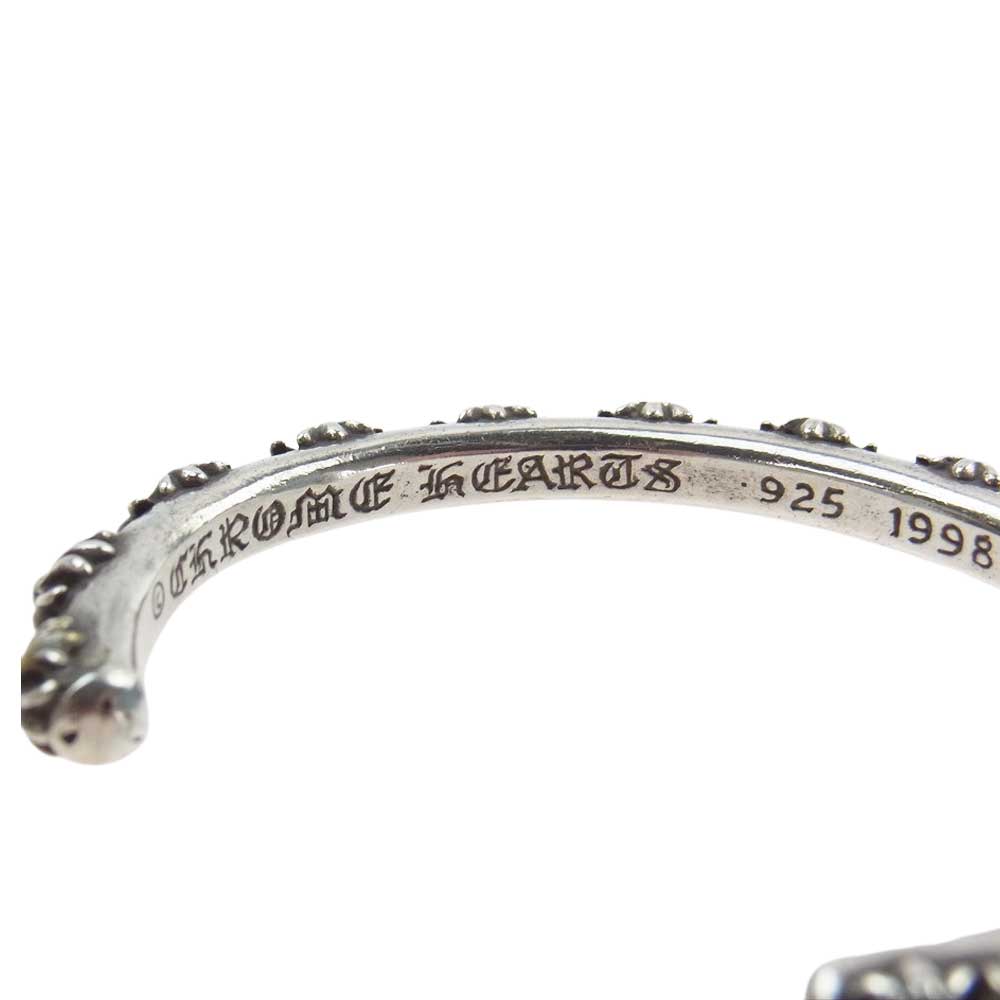 CHROME HEARTS クロムハーツ（原本無） BANGLE CROSS クロスバンド バングル シルバー系【中古】