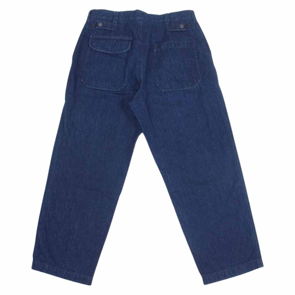セラードアー 0A110032 ジップフライ ワイド テーパード ベイカー デニムパンツ インディゴブルー系 46【中古】