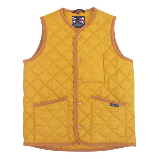LAVENHAM ラベンハム THORNHAM VEST ソーンハム キルティング ベスト ヨークイエロー M【中古】