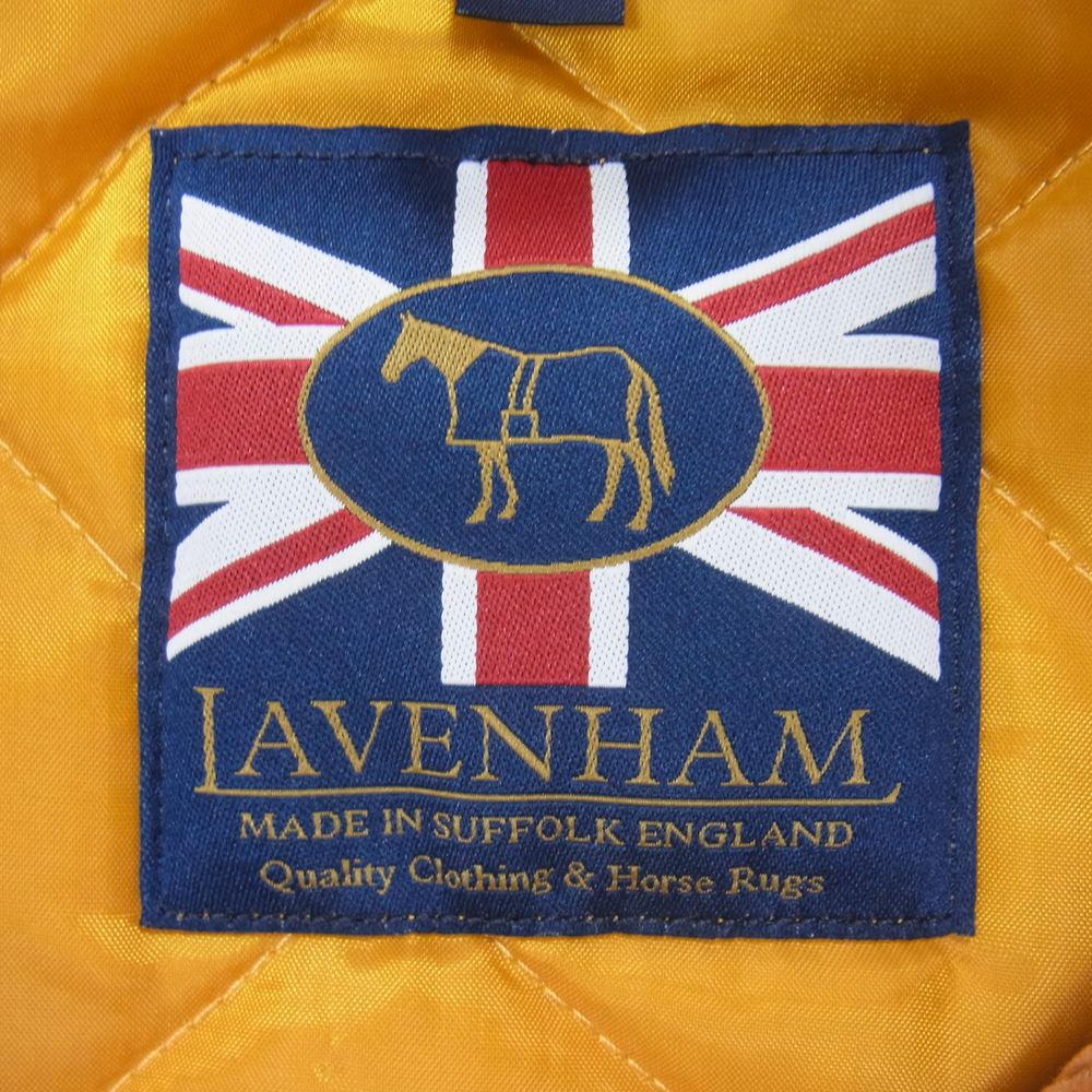 LAVENHAM ラベンハム THORNHAM VEST ソーンハム キルティング ベスト ヨークイエロー M【中古】