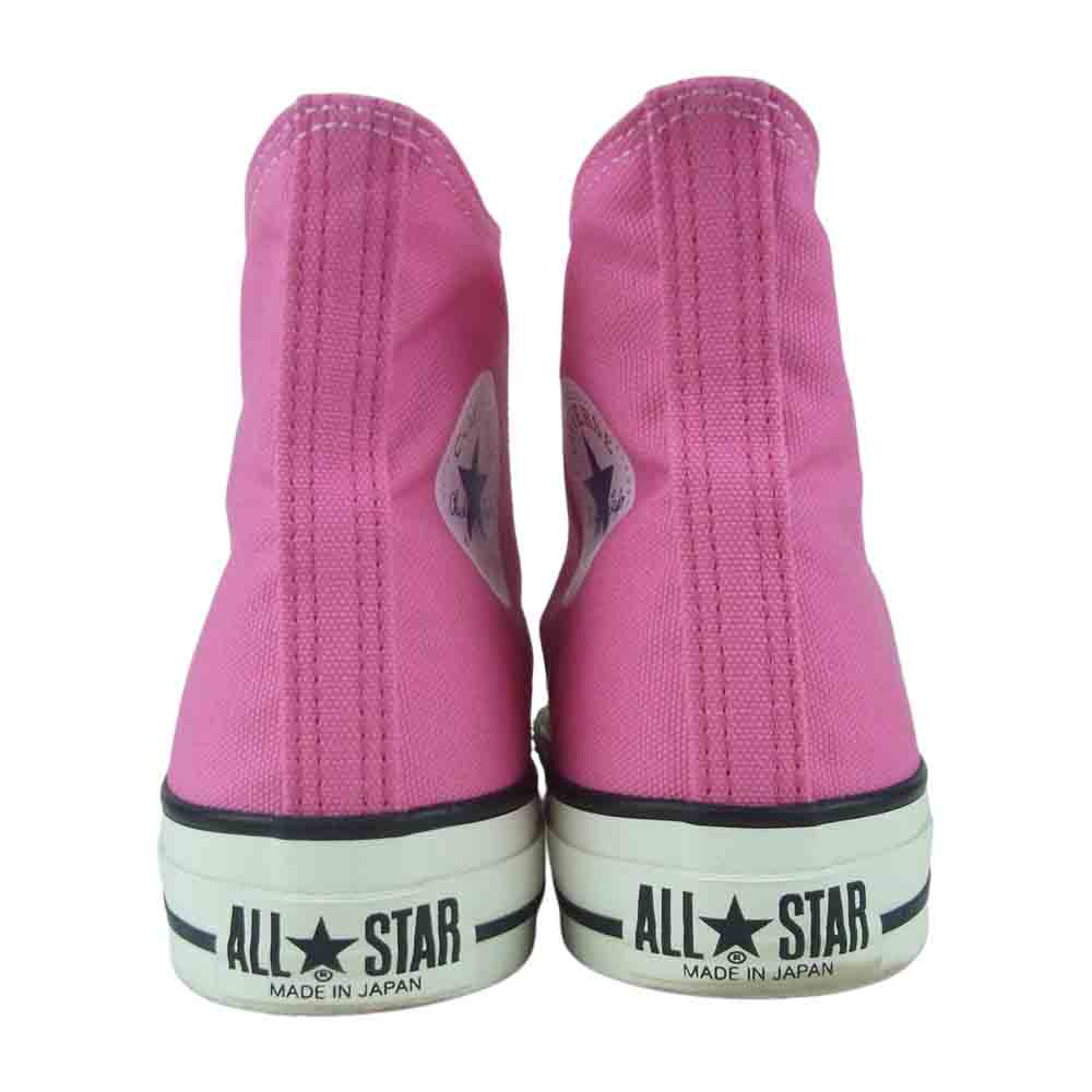 CONVERSE コンバース 31306580 CANVAS AS J HI PINK キャンバス オールスター ハイカット スニーカー ピンク系 8【美品】【中古】