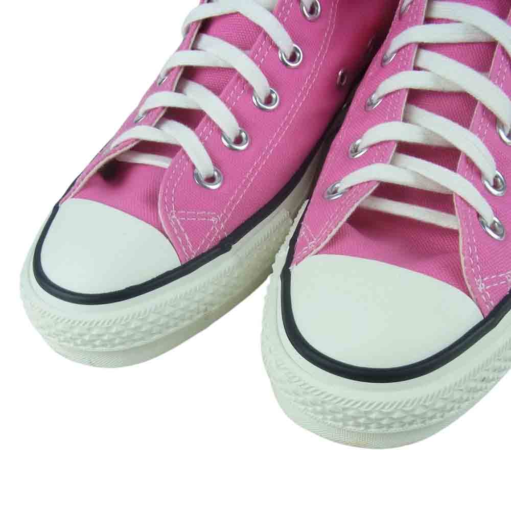 CONVERSE コンバース 31306580 CANVAS AS J HI PINK キャンバス オールスター ハイカット スニーカー ピンク系 8【美品】【中古】