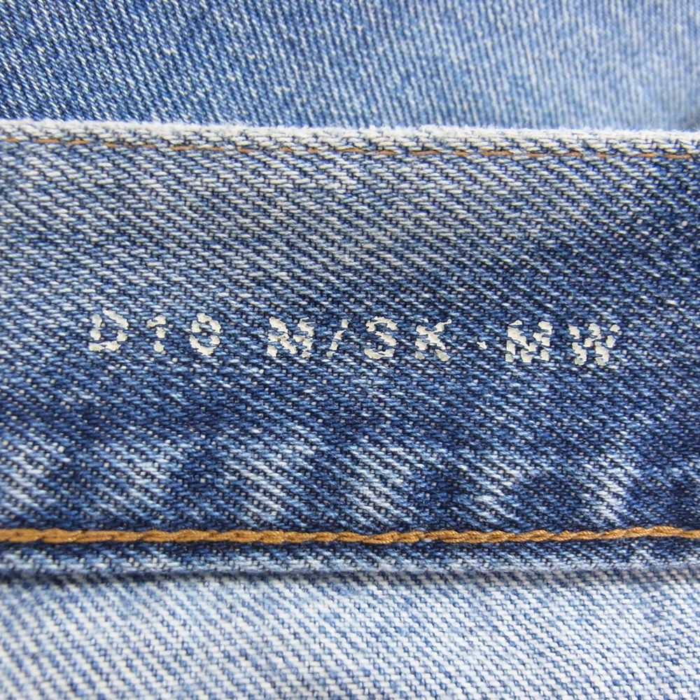 SAINT LAURENT サンローラン 419826 Y800L ニー クラッシュ加工 デニム パンツ ジーンズ インディゴブルー系 30【中古】