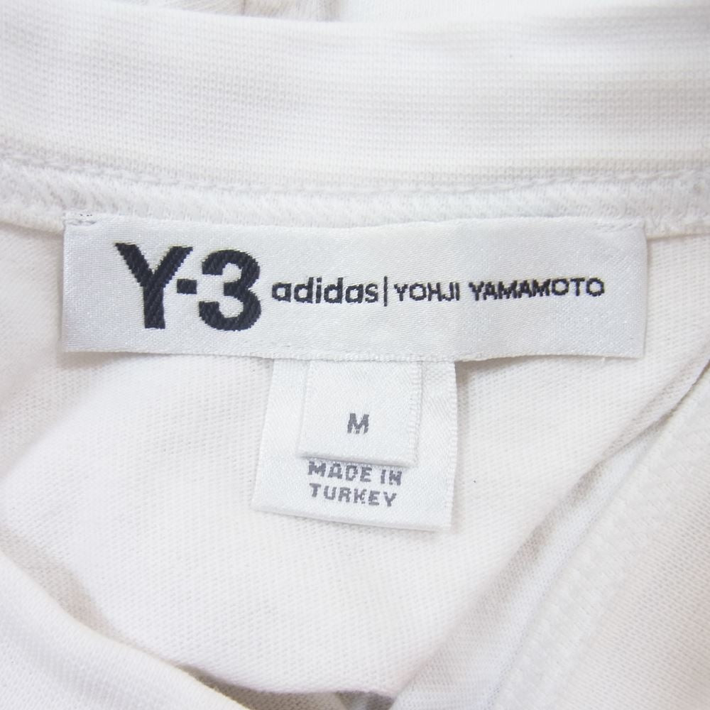 Yohji Yamamoto ヨウジヤマモト Y3 ワイスリー 20SS FT1373 ALLEWAY GRAPHIC SS TEE オールウェイ グラフィックプリント 半袖 Tシャツ オフホワイト系 M【中古】