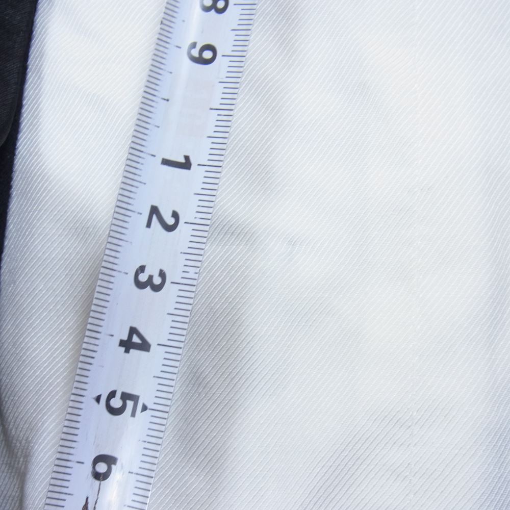 ANN DEMEULEMEESTER アンドゥムルメステール VEST BLACK&WHITE 2トーン バイカラー レイヤード ベスト ジレ ブラック系 ホワイト系 XS【中古】