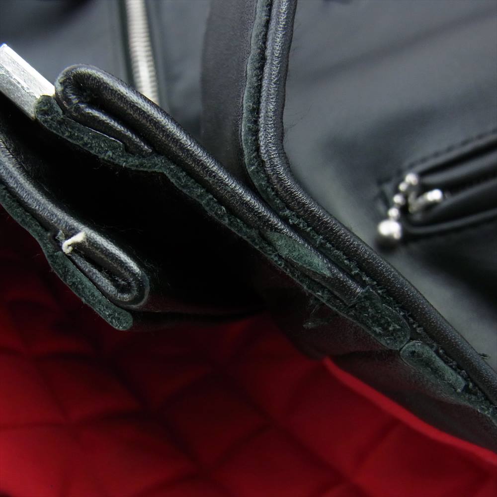 Lewis Leathers ルイスレザー CYCLONE サイクロン ダブル ライダース カウハイド レザー ジャケット ブラック系 36【中古】