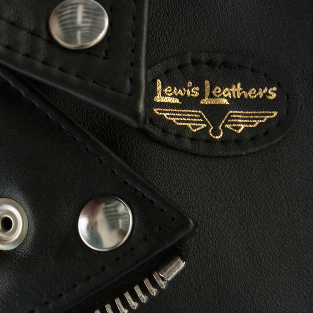 Lewis Leathers ルイスレザー CYCLONE サイクロン ダブル ライダース カウハイド レザー ジャケット ブラック系 36【中古】