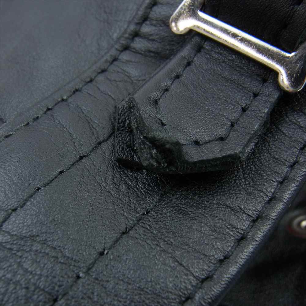Lewis Leathers ルイスレザー CYCLONE サイクロン ダブル ライダース カウハイド レザー ジャケット ブラック系 36【中古】