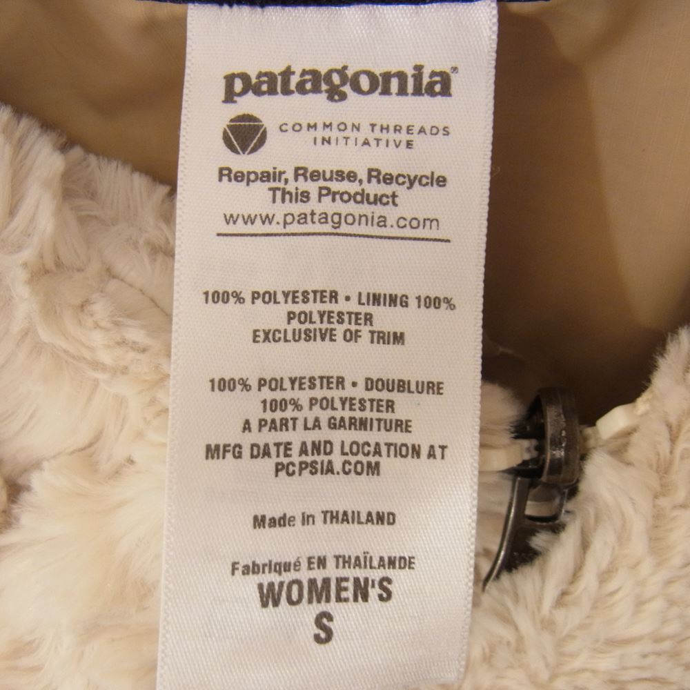 patagonia パタゴニア 12AW 140682 Pelage Jacket ペリジ ジャケット フリース オフホワイト系 WOMEN'S S【中古】