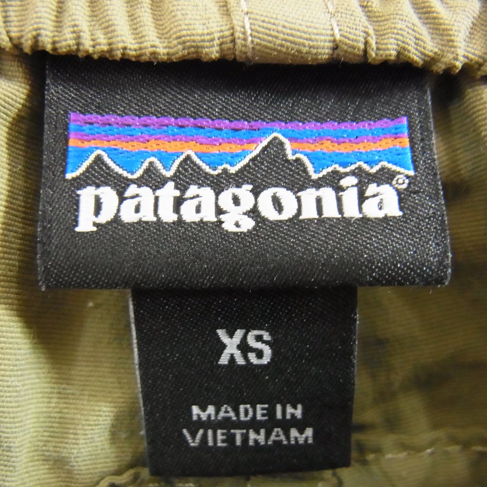 patagonia パタゴニア 17AW 55210 Baggies Pants Reg バギーズ パンツ レギュラー カーキ系 XS【中古】