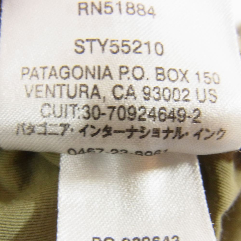 patagonia パタゴニア 17AW 55210 Baggies Pants Reg バギーズ パンツ レギュラー カーキ系 XS【中古】