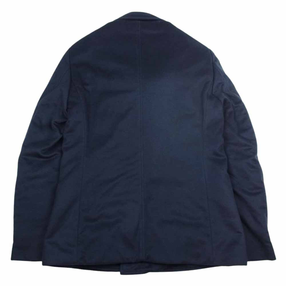 ムーレー VELIO-TI Loro Piana ロロピアーナ カシミア100％ Pコート ダウンジャケット ネイビー系 48【中古】