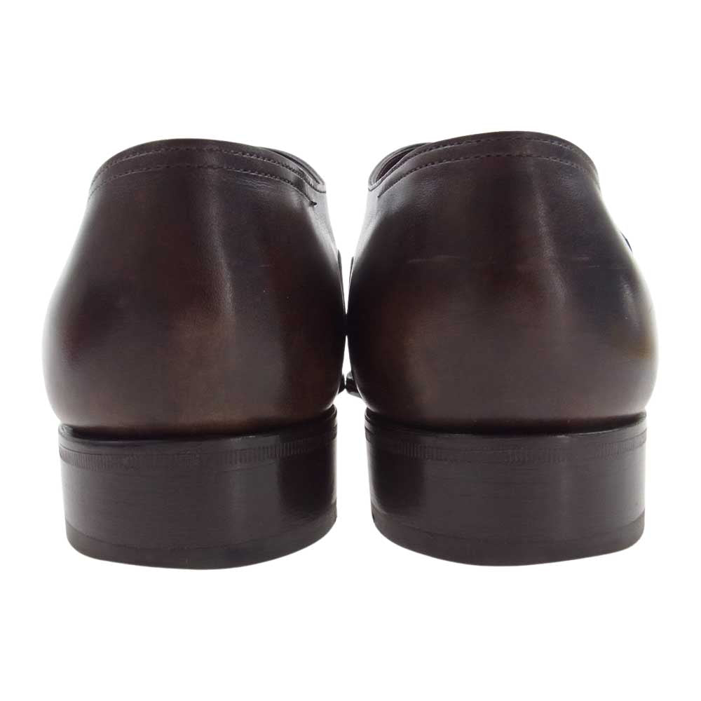 John Lobb ジョンロブ CHAPEL チャペル ダブルモンクストラップ レザー シューズ ブラウン系 9.5【中古】
