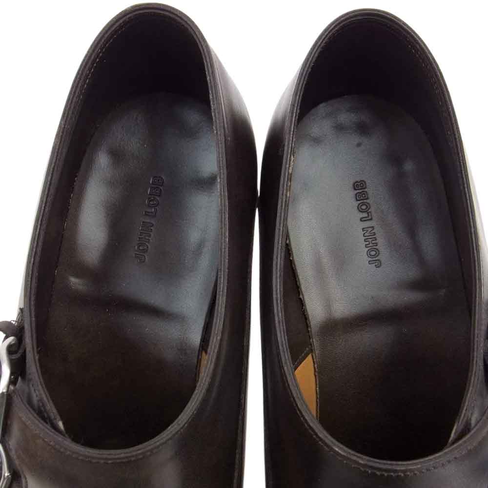 John Lobb ジョンロブ CHAPEL チャペル ダブルモンクストラップ レザー シューズ ブラウン系 9.5【中古】