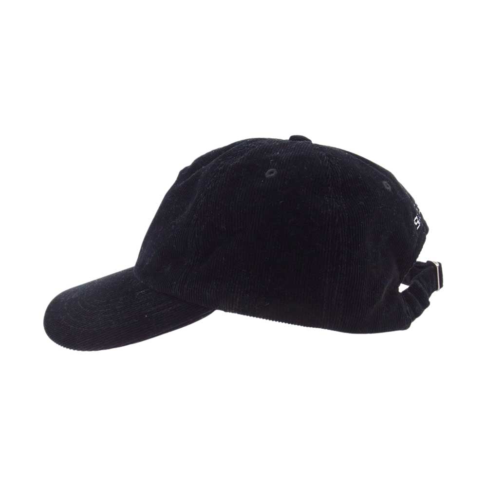 Supreme シュプリーム 21SS Fine Wale Corduroy S Logo 6-Panel Cap コーデュロイ パネル キャップ ブラック系【中古】