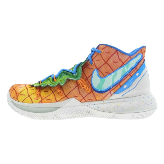 NIKE ナイキ CJ6950-800 KYRIE 5 SBSP EP カイリー 5 スポンジボブ パイナップルハウス スニーカー マルチカラー系【極上美品】【中古】