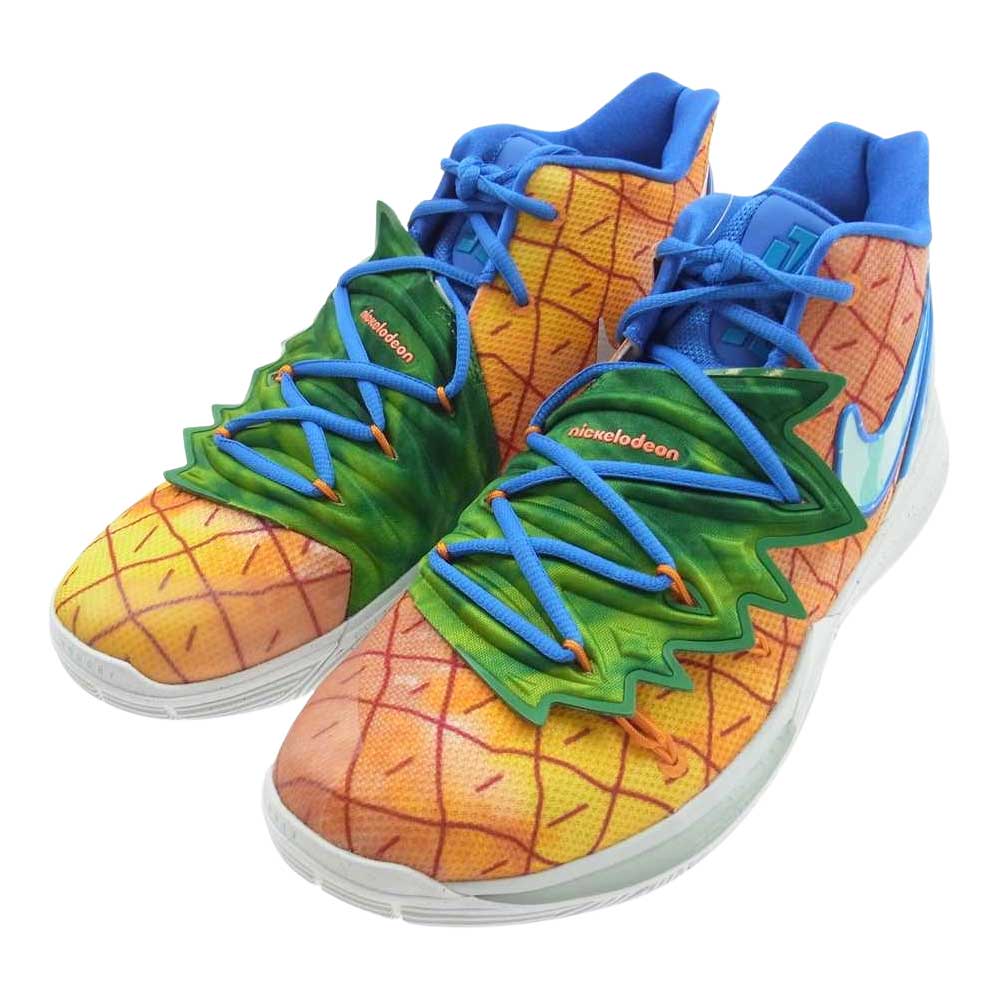 NIKE ナイキ CJ6950-800 KYRIE 5 SBSP EP カイリー 5 スポンジボブ パイナップルハウス スニーカー マルチカラー系【極上美品】【中古】