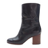 CELINE セリーヌ 314853CIBD.38NO.36 MID CALF BOOT 70 ミッド カーフ ブーツ ブラック系 36【中古】
