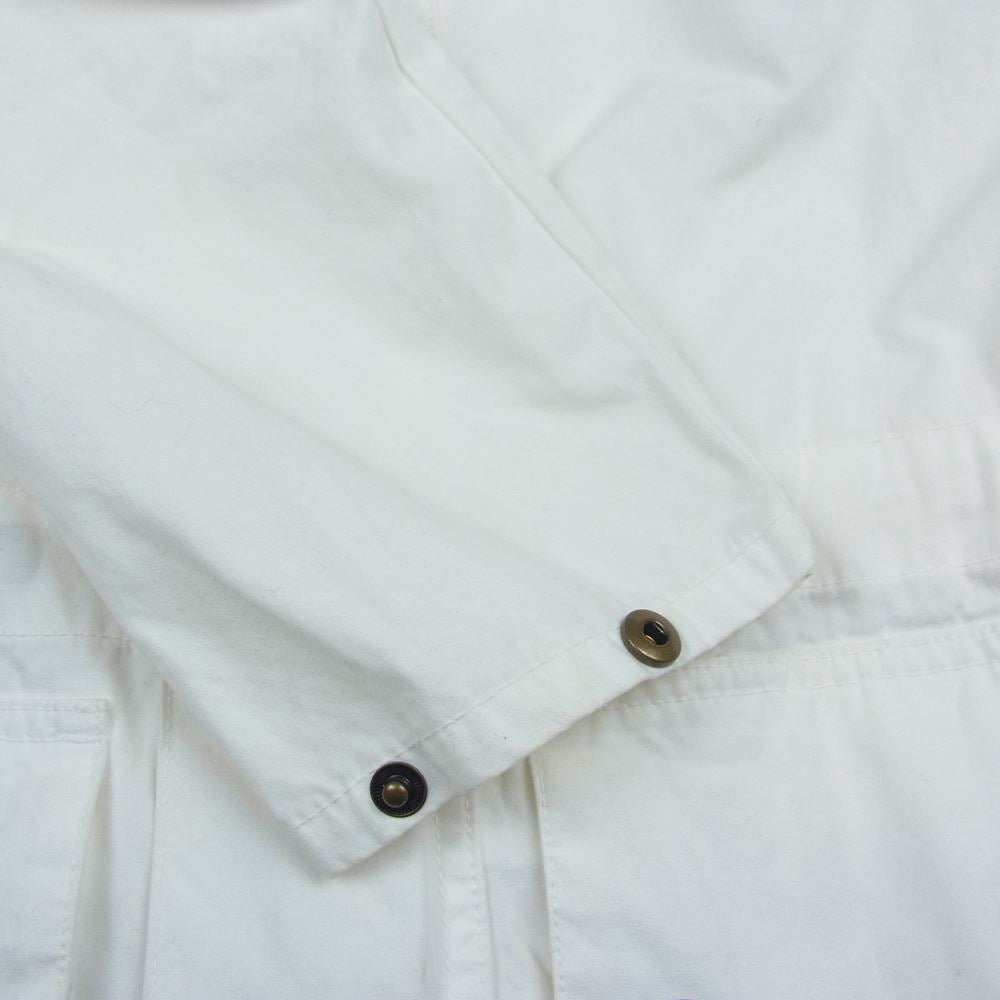 Barbour バブアー フーデット コート マウンテンパーカー ジャケット ホワイト系 30【中古】