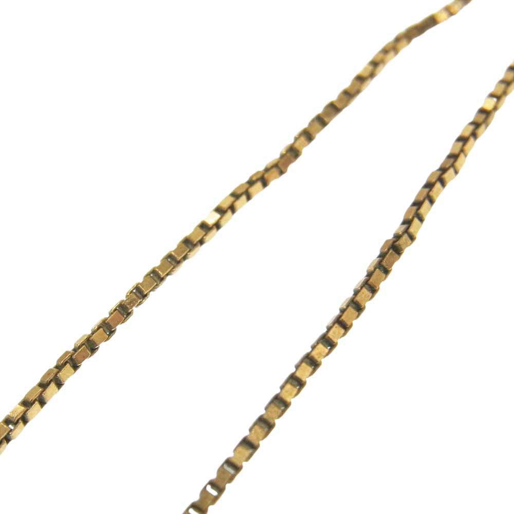 LOEWE ロエベ アナグラム ペンダント ネックレス ゴールド系【中古】