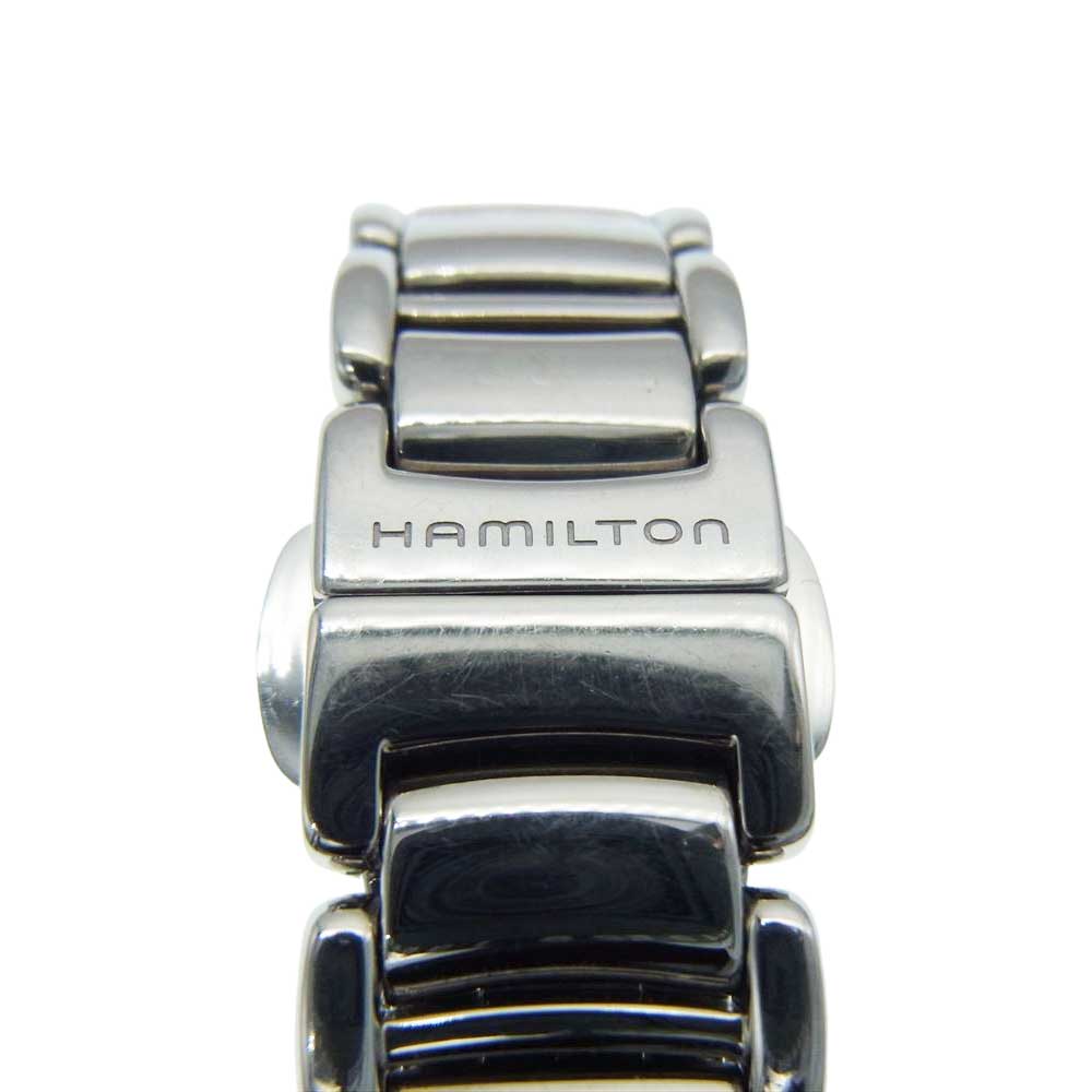 HAMILTON ハミルトン H123510 バグリー クォーツ QZ アナログ ウォッチ 腕時計 シルバー系【中古】
