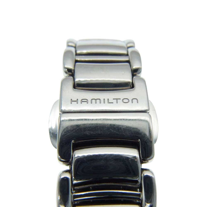 HAMILTON ハミルトン H123510 バグリー クォーツ QZ アナログ ウォッチ 腕時計 シルバー系【中古】